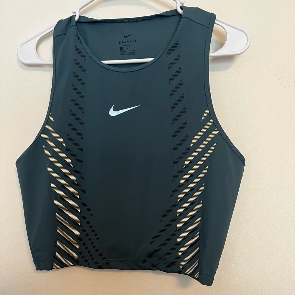 Nike Women's Dri-FIT Green Tank Top